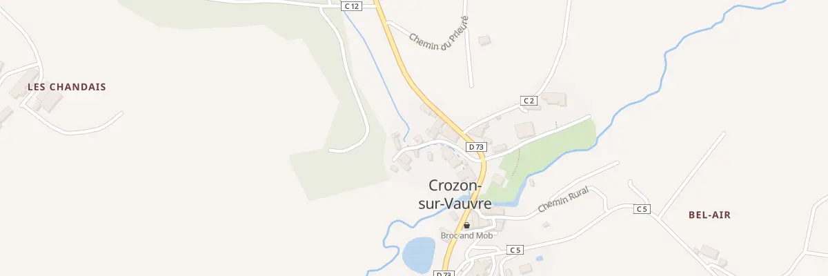 Plan du 6 Pl du Lavoir à Crozon-sur-Vauvre