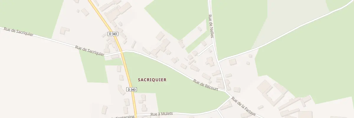 Plan du 7 Rue de Bécourt à Courset