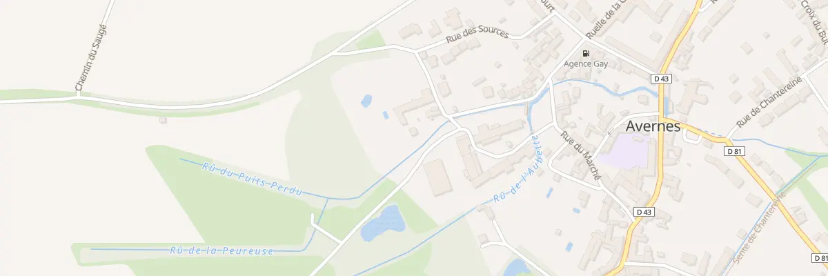 Plan du 1B Rue du Ruisseau à Avernes