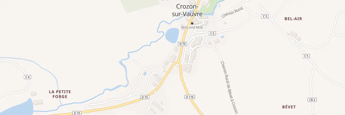 Plan du 10 Rue Principale à Crozon-sur-Vauvre