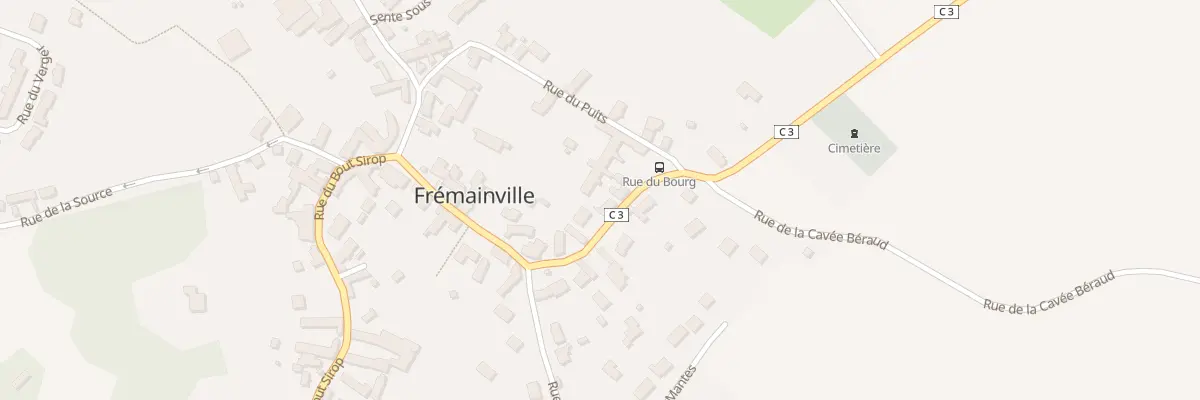 Plan du 7 Rue du Bourg à Frémainville