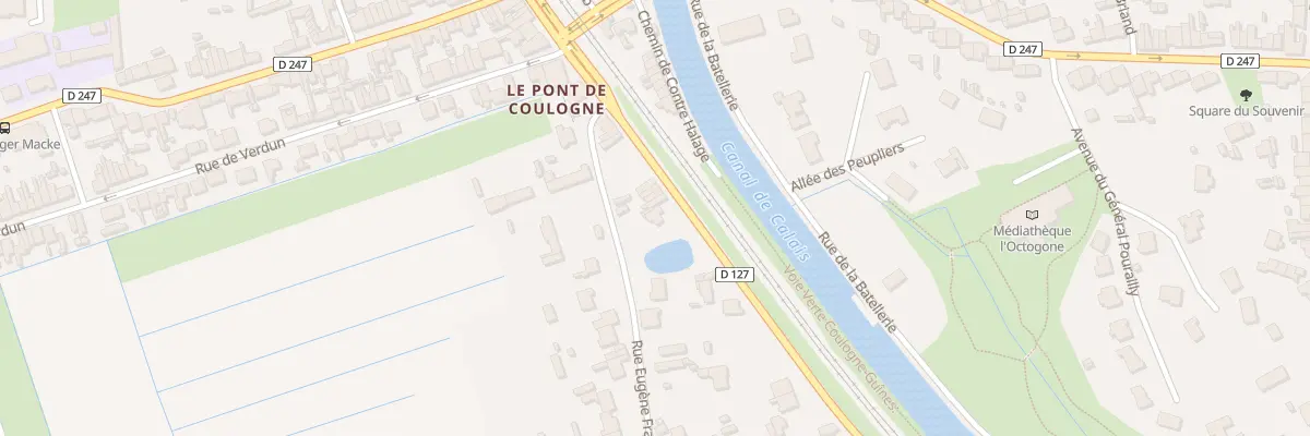 Plan du 24 Rte de Guines à Coulogne