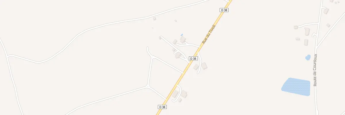 Plan du 43 Rue du Tivoli à Mers-sur-Indre