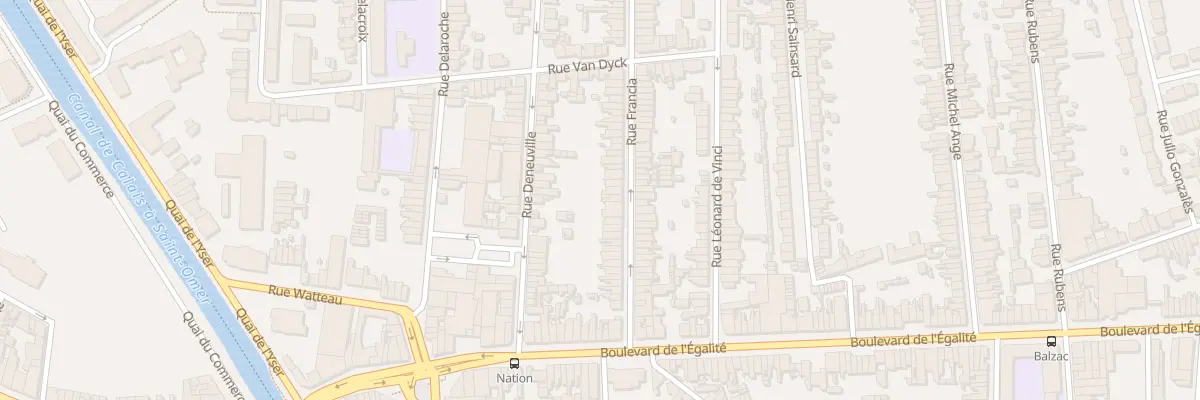Plan du 31 Rue Francia à Calais