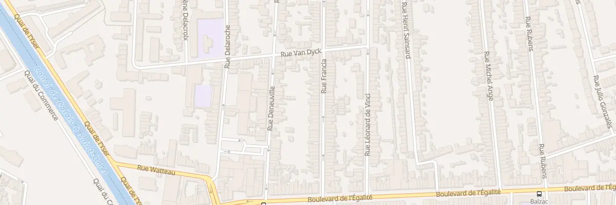 Plan du 41 Rue Francia à Calais
