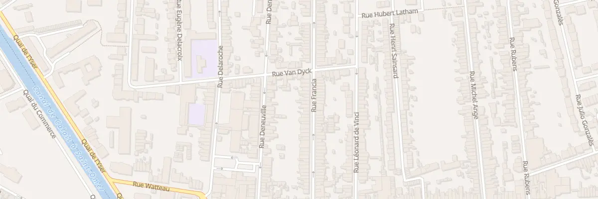 Plan du 53 Rue Francia à Calais