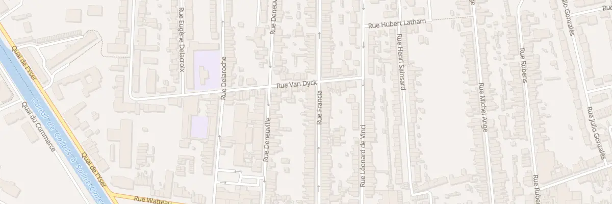 Plan du 59 Rue Francia à Calais