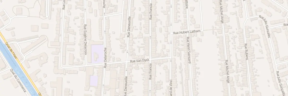 Plan du 77 Rue Francia à Calais