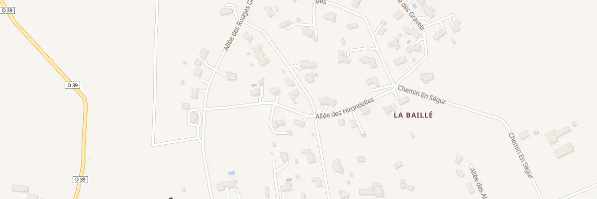 Plan du 8 All des Pinsons à Saint-Gauzens