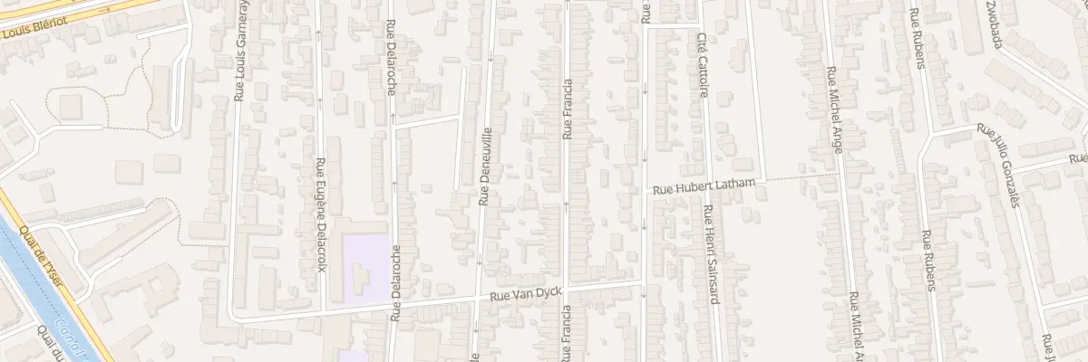 Plan du 97 Rue Francia à Calais