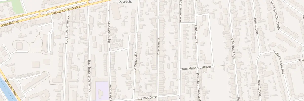 Plan du 111 Rue Francia à Calais