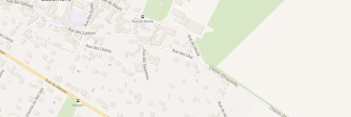 Plan du 6 Rue des Lilas à Bazemont