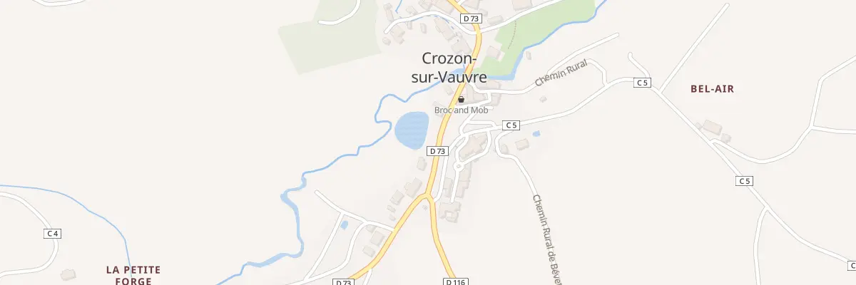 Plan du 8 Rue Principale à Crozon-sur-Vauvre
