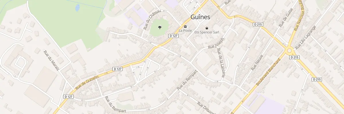 Plan du 2 Rue du Bassin à Guînes