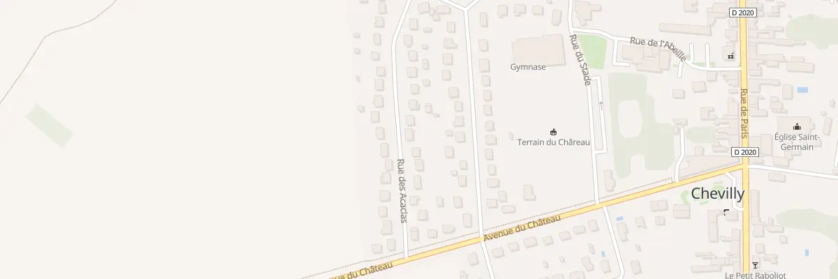 Plan du 12 Rue des Acacias à Chevilly