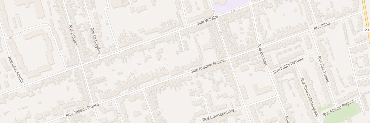Plan du 159 Rue Anatole France à Calais