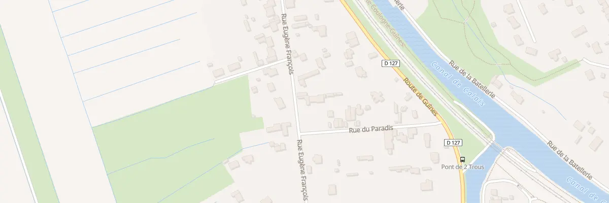 Plan du 23 Rue Eugène François à Coulogne