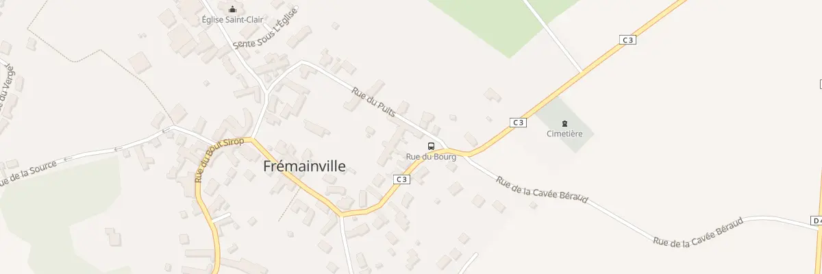 Plan du 12 Rue du Puits à Frémainville
