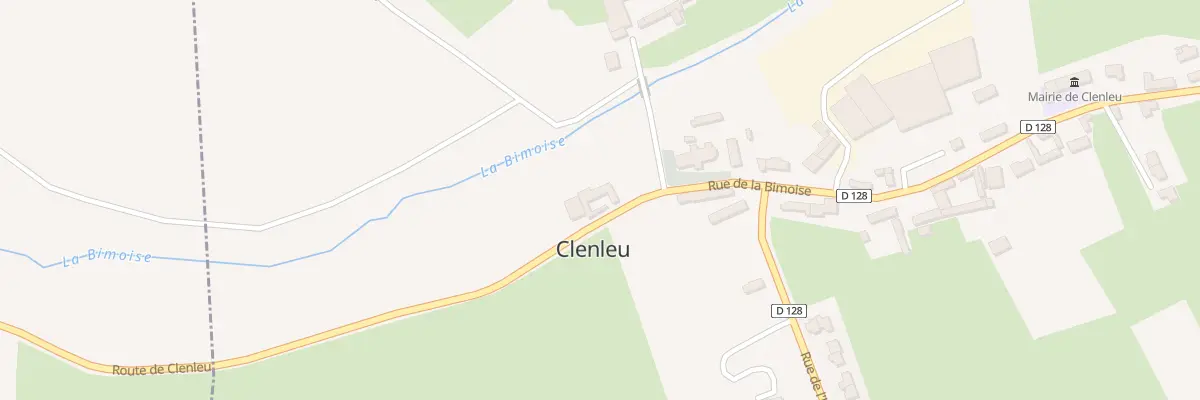 Plan du 11 Rue de la Bimoise à Clenleu