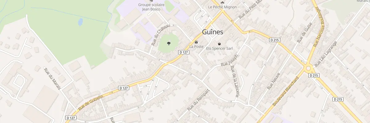 Plan du 25 Rue Georges Clémenceau à Guînes