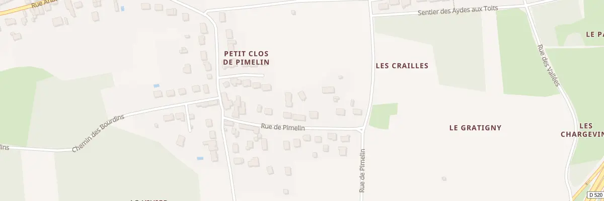 Plan du 457 Rue de Pimelin à Saran