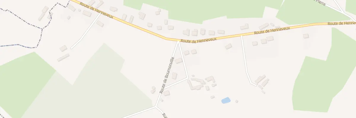 Plan du 1 Rte de Bournonville à Brunembert