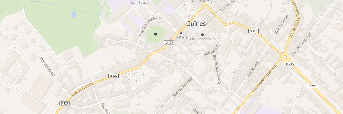 Plan du 1 Rue du Bassin à Guînes