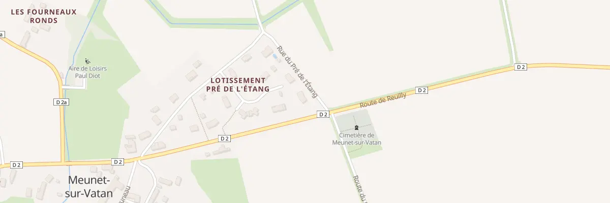 Plan du 14 Pre de l’Etang à Meunet-sur-Vatan