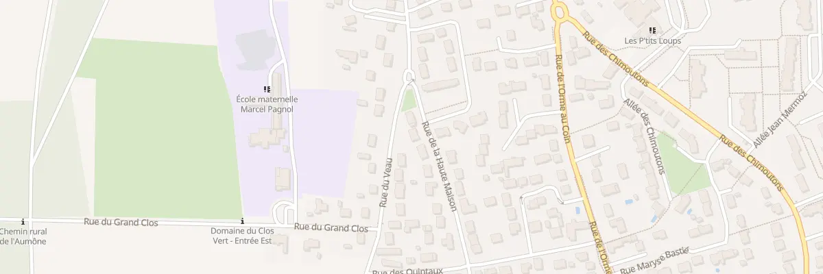 Plan du 447 Rue de la Haute Maison à Saran