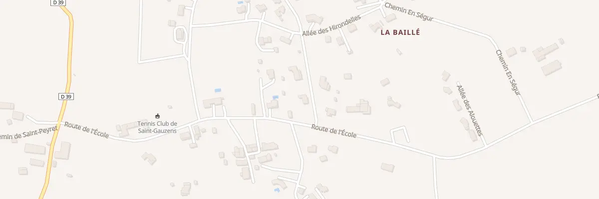 Plan du 12 All des Pinsons à Saint-Gauzens