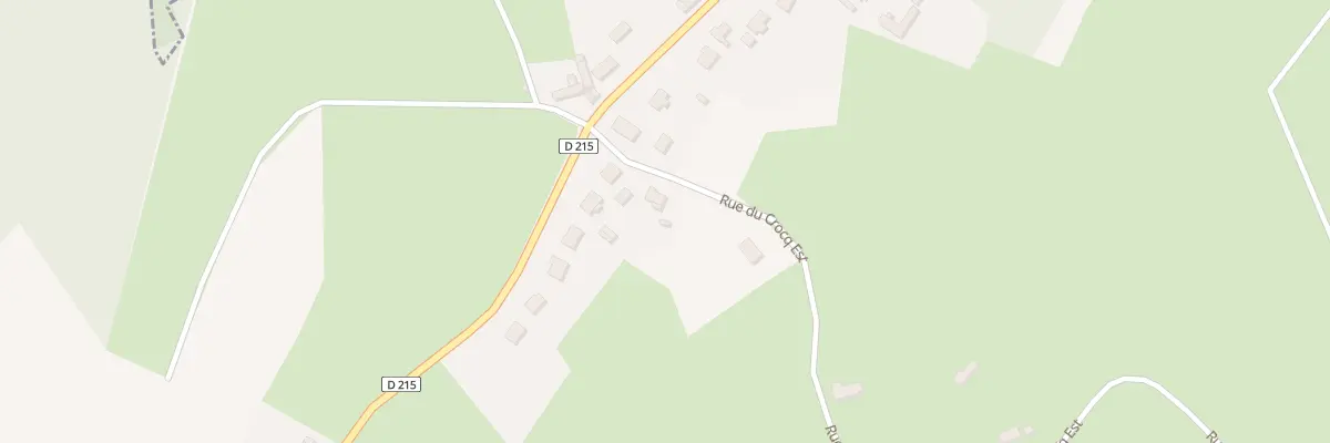 Plan du 2 Rue du Crocq Est à Menneville
