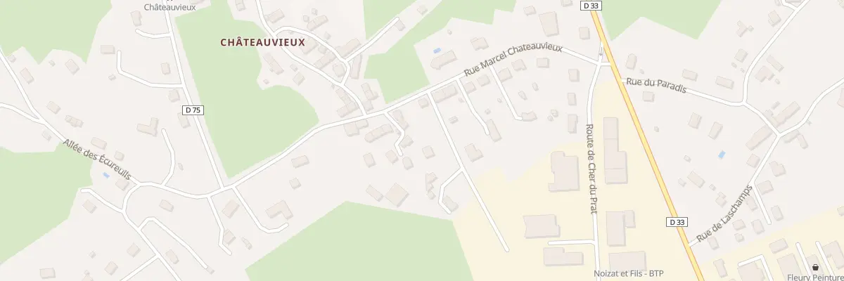 Plan du 2 Imp Edouard Cibot à Guéret