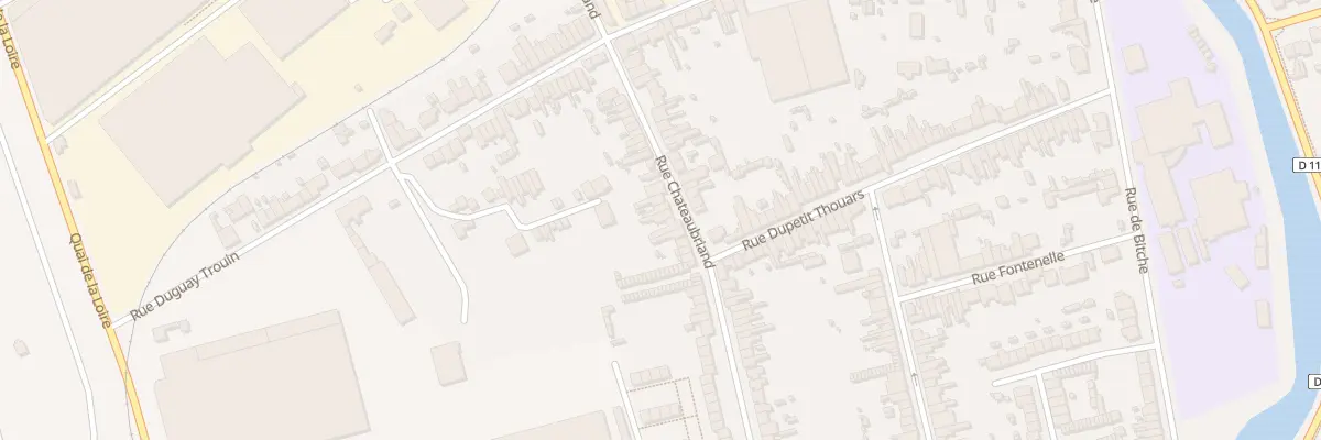 Plan du 85 Rue Chateaubriand à Calais