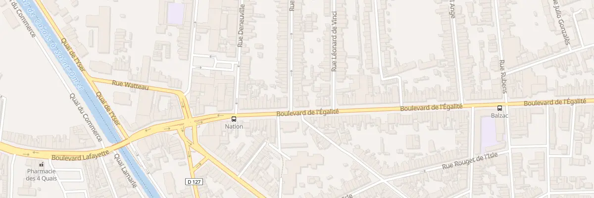 Plan du 4 Rue Francia à Calais