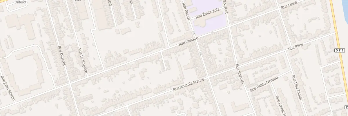 Plan du 108 Rue Voltaire à Calais