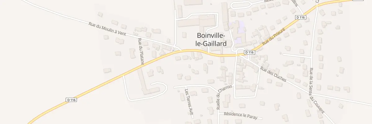 Plan du 8 Rue du Prieuré à Boinville-le-Gaillard