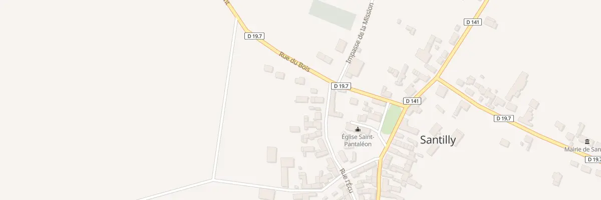 Plan du 6 Rue de l’Ecu à Santilly