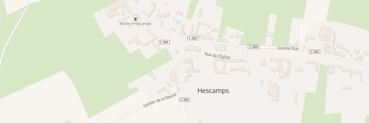 Plan du 5067F Rue de l’Église à Hescamps