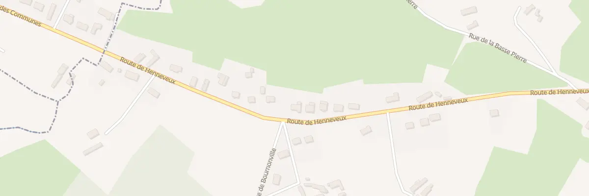 Plan du 82 Rte d’Henneveux à Brunembert