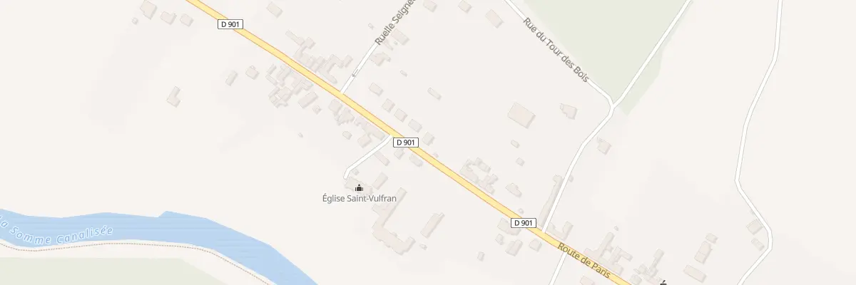 Plan du 65 Rte de Paris à Lesbœufs