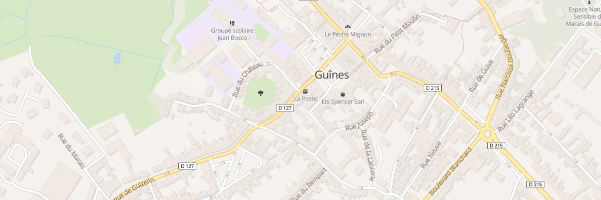 Plan du 11 Rue Georges Clémenceau à Guînes