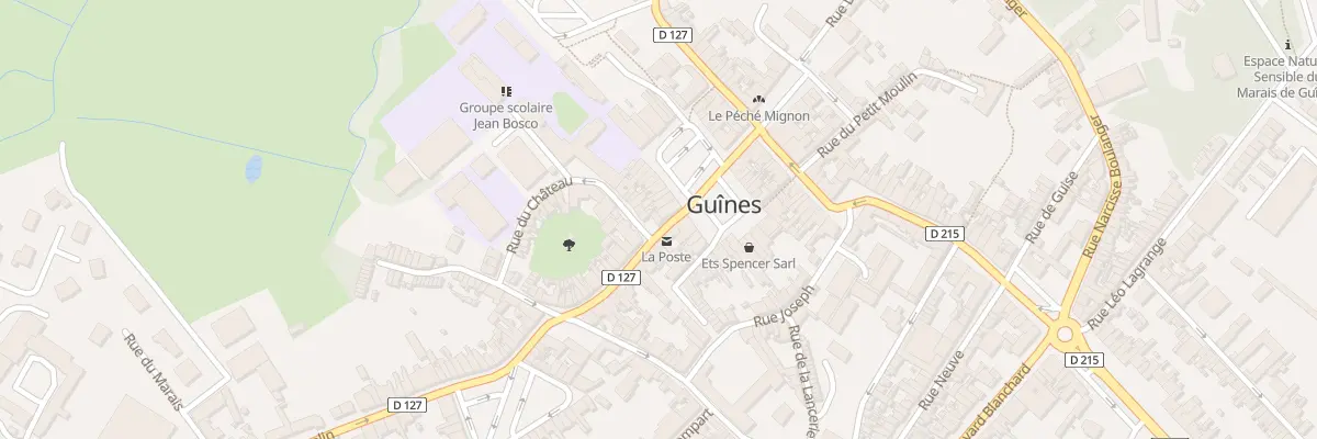 Plan du 6 Rue Georges Clémenceau à Guînes