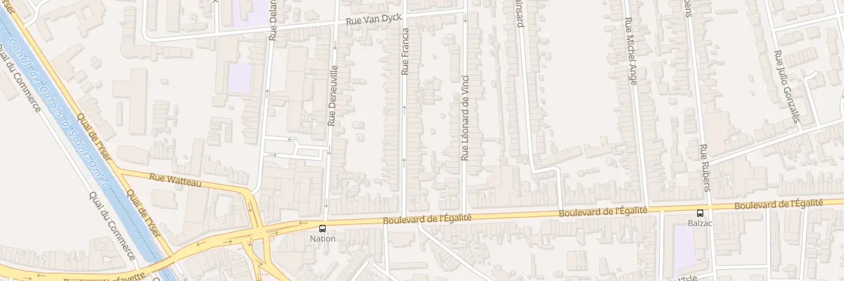 Plan du 24 Rue Francia à Calais