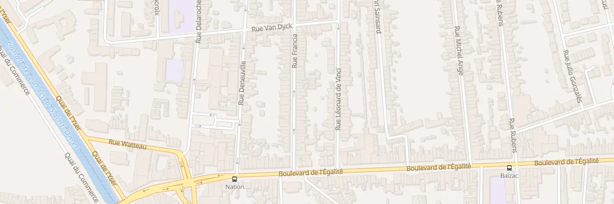 Plan du 32 Rue Francia à Calais