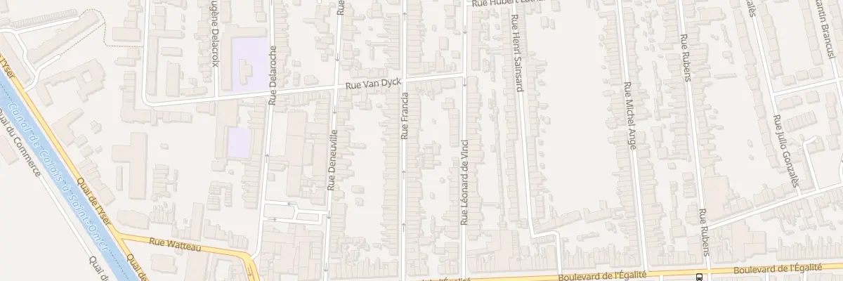 Plan du 52 Rue Francia à Calais