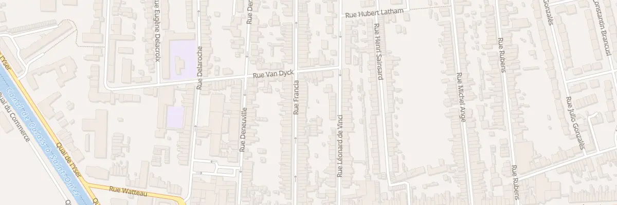 Plan du 60 Rue Francia à Calais