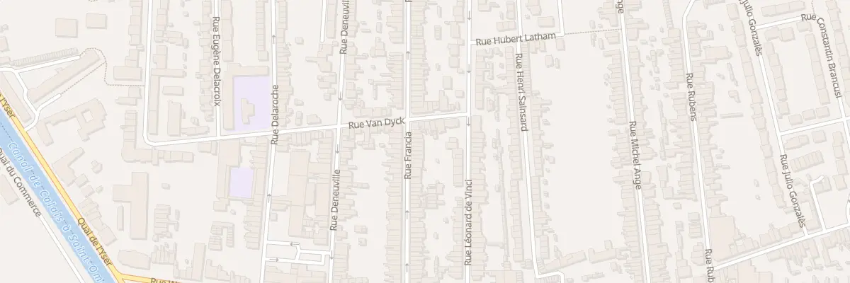 Plan du 70 Rue Francia à Calais