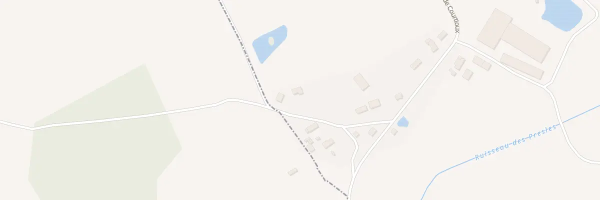 Plan du 36C Rte de Courtioux à Mers-sur-Indre
