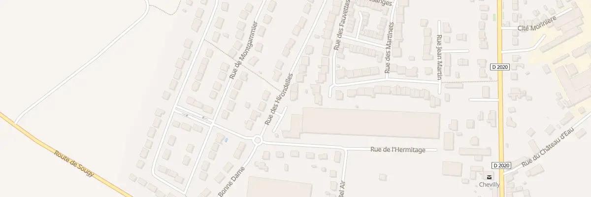 Plan du 2 Rue des Hirondelles à Chevilly