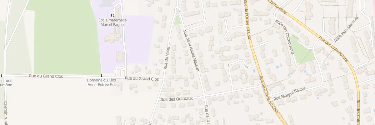 Plan du 377 Rue de la Haute Maison à Saran